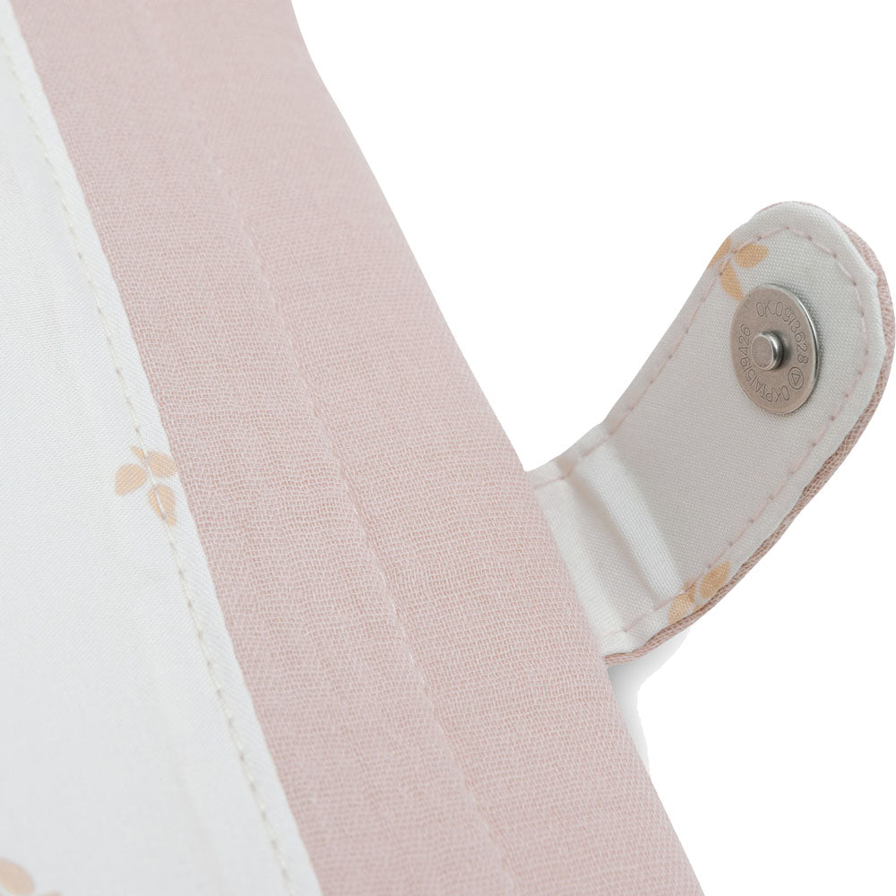 Personalisierte U-Heft Hülle mit Druckknopfverschluss weiches, aber stabiles Material für das Kinderuntersuchungsheft rosa