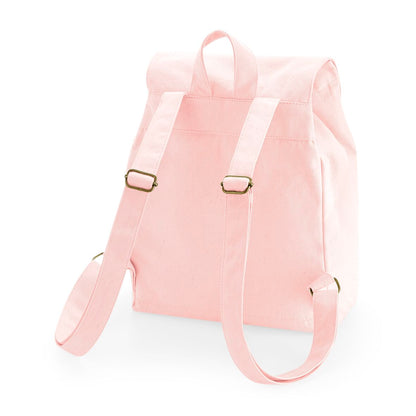 Personalisierter Rucksack aus Bio Baumwolle Kinderrucksack Name und Dschungeltier bedruckt verschiedene Farben